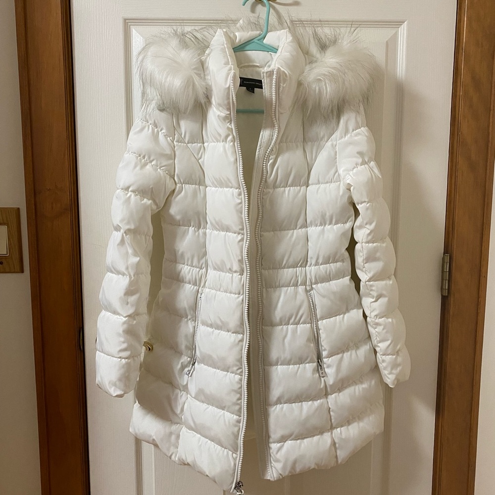 INC WHITE COAT Size S